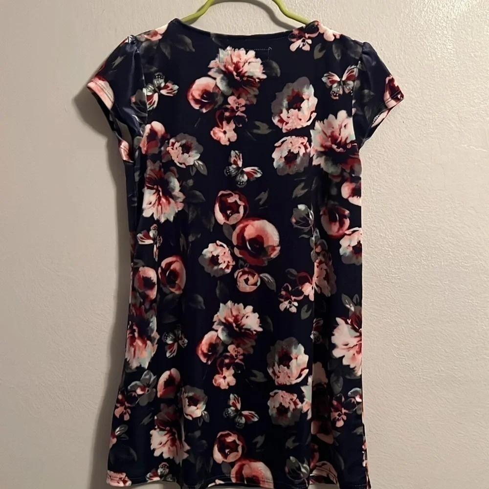 Floral dress warm - little girls. #195